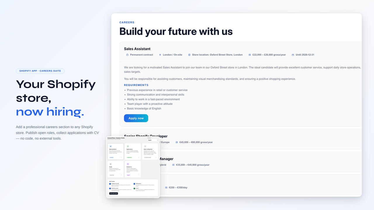 CareerFlow: Careers Suite