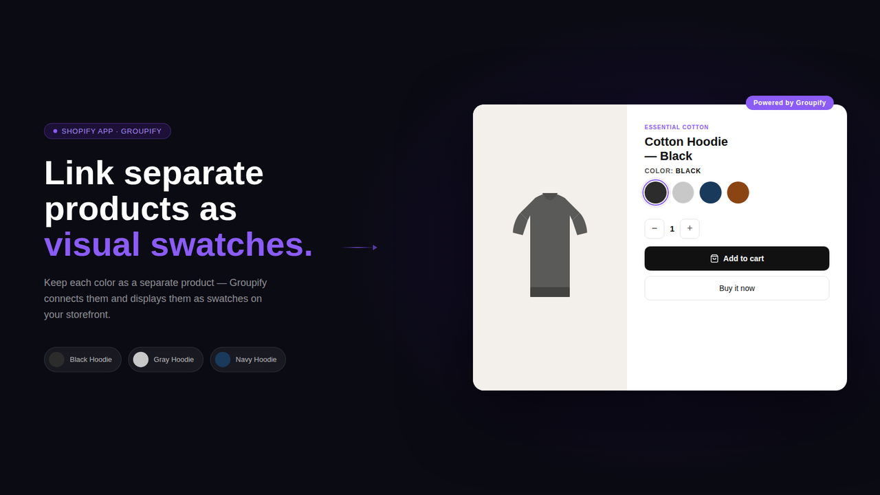 Groupify ‑ Products Group